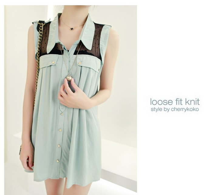 Blouse BL2178 Blue