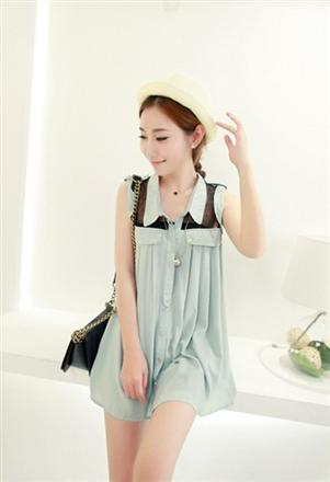 Blouse BL2178 Blue