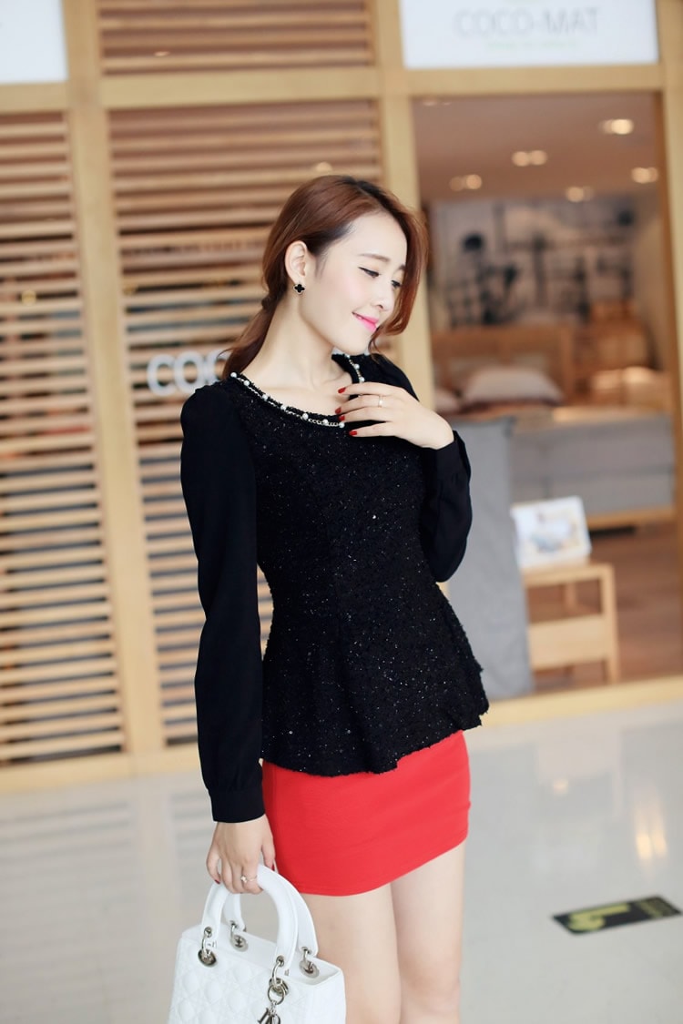 Blouse BL2434 Black