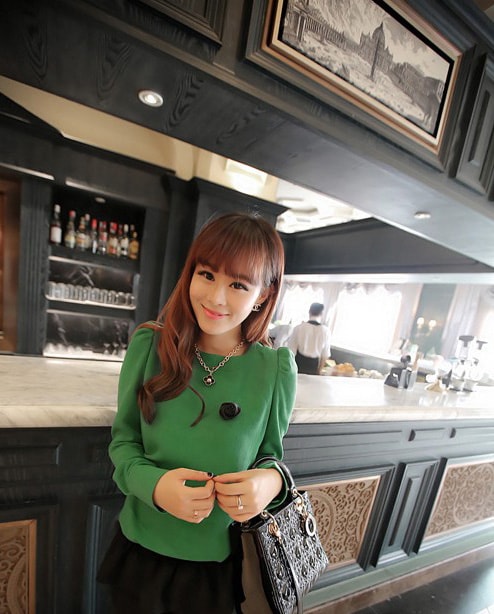 Blouse BL2435 Green