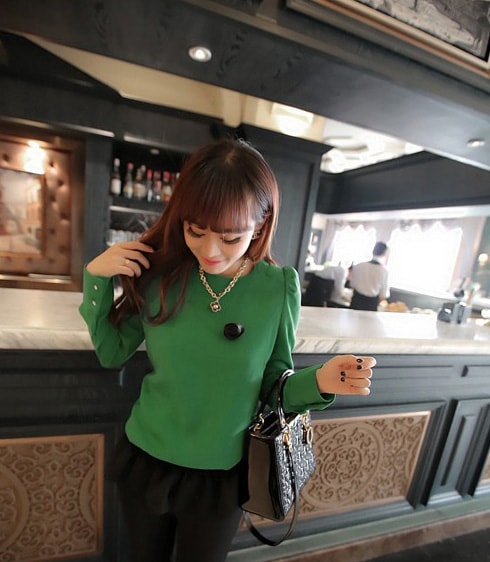 Blouse BL2435 Green