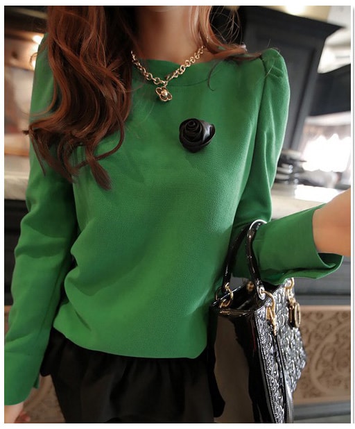 Blouse BL2435 Green