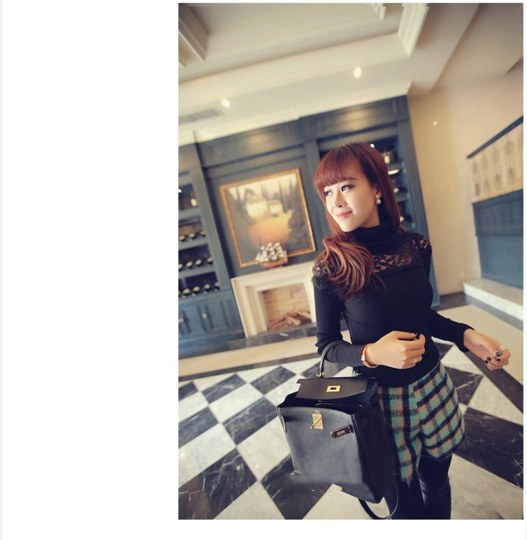 Lace Blouse BL2443 Black