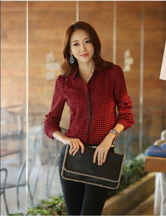 Kemeja BL2444 Red