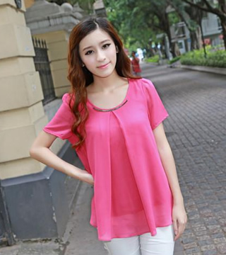 Blouse BL2447 Pink