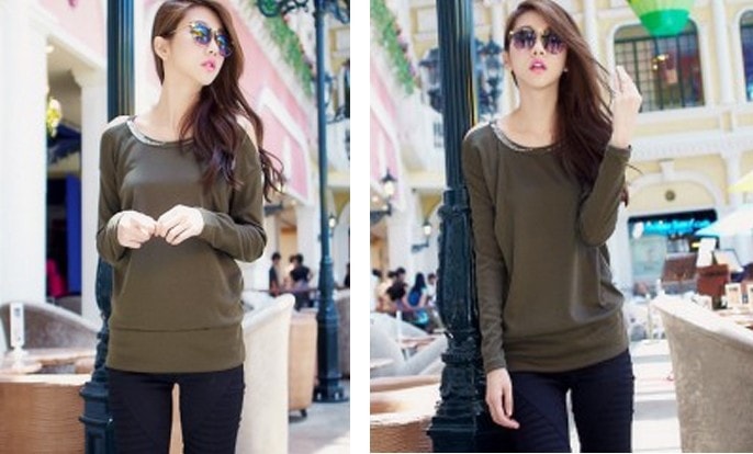 Blouse BL2449 Dark Green