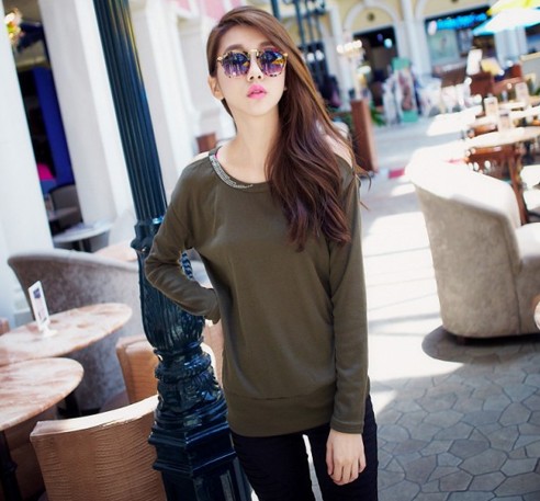 Blouse BL2449 Dark Green