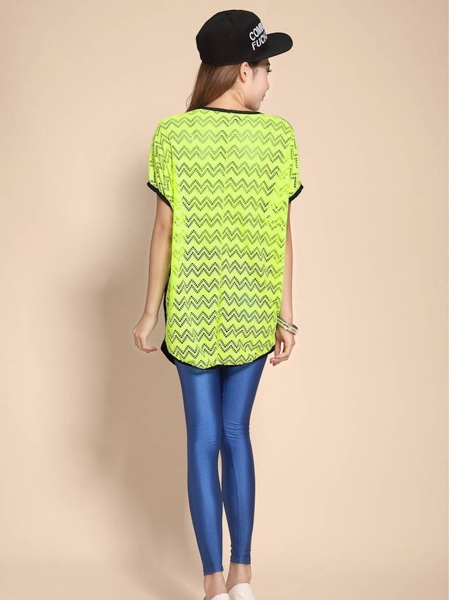 Blouse BL2466 Lime Green