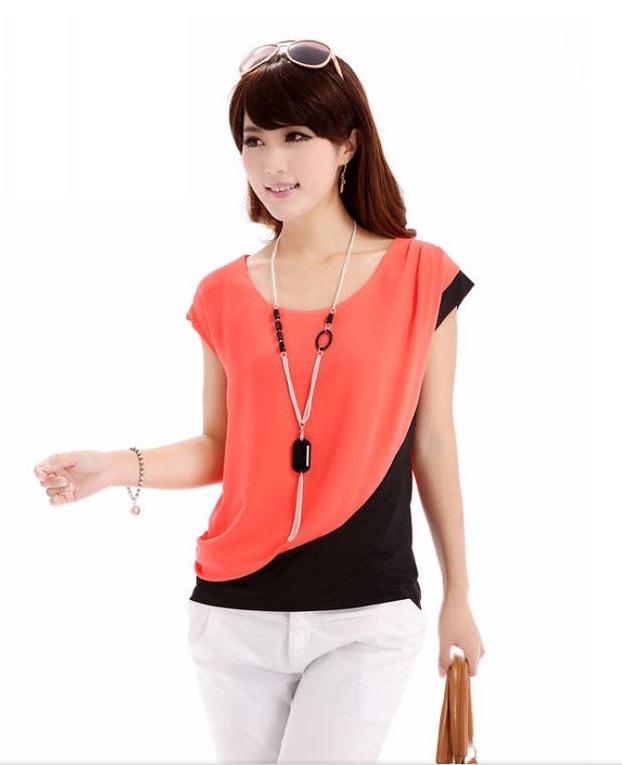 Blouse BL2467 AS + Necklace