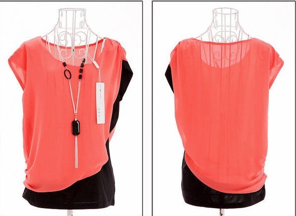 Blouse BL2467 AS + Necklace