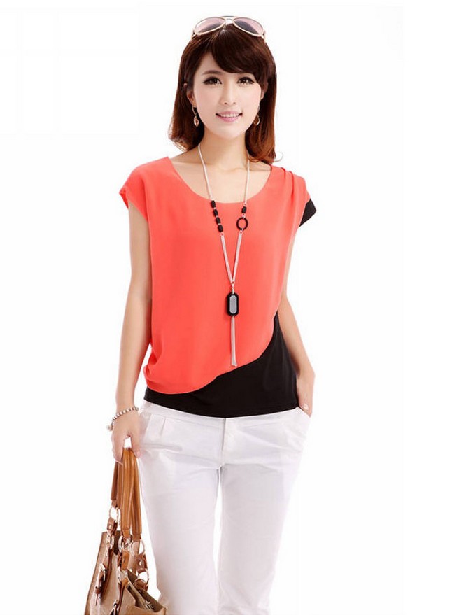 Blouse BL2467 AS + Necklace