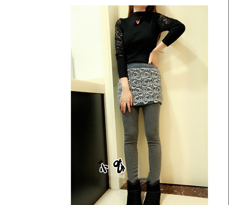 Lace Blouse BL2472 Black