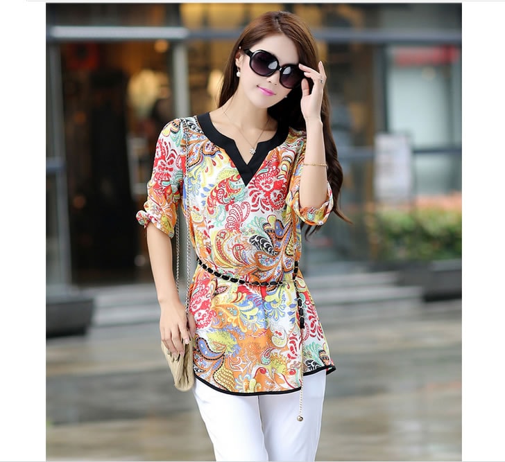 Blouse BL2474 AS + Belt