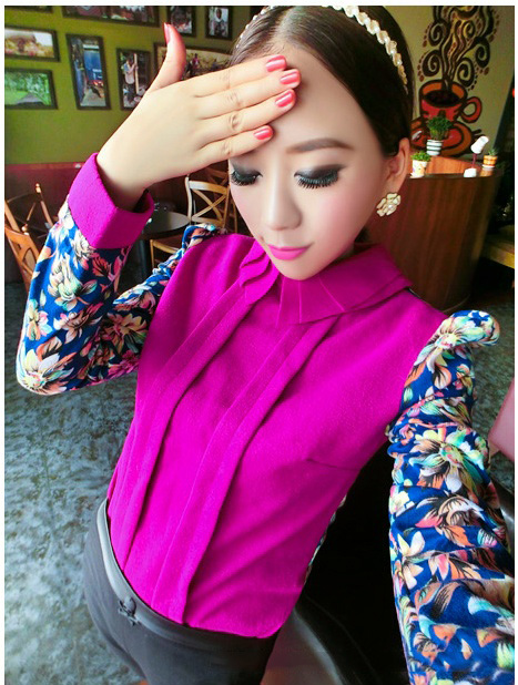 Blouse BL2480 Pink