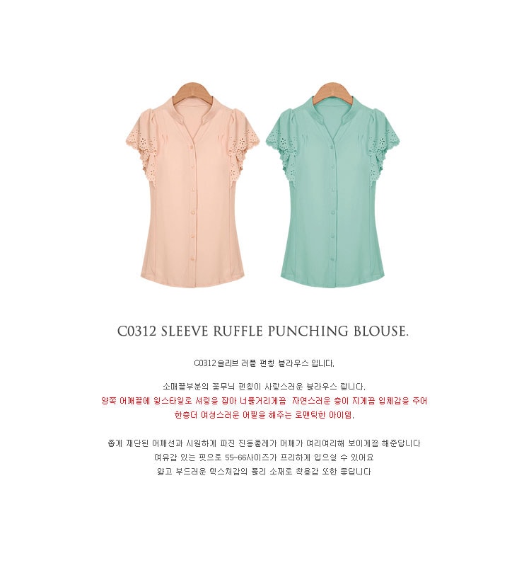 Chiffon Blouse BL2499 Green