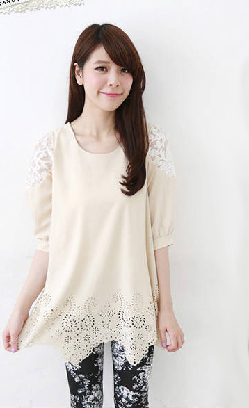 Blouse BL2500 Beige