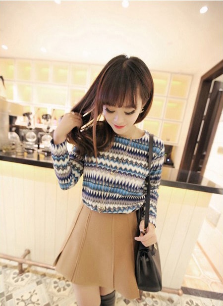 Blouse BL2503 Blue