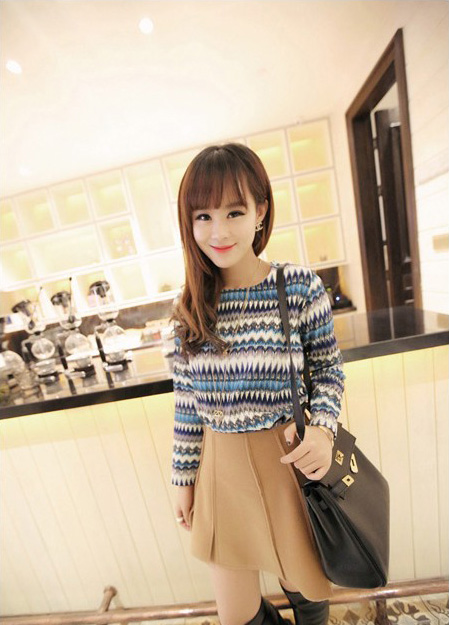 Blouse BL2503 Blue