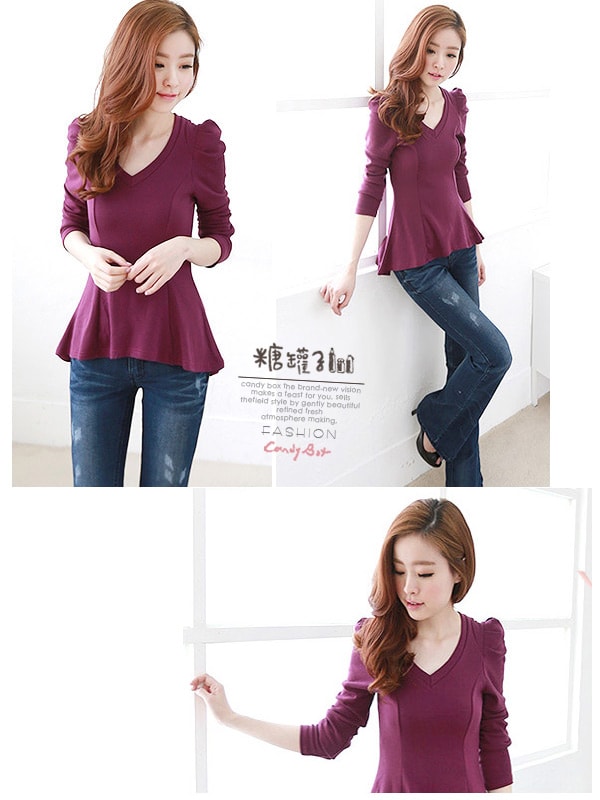 Blouse BL2509 Purple