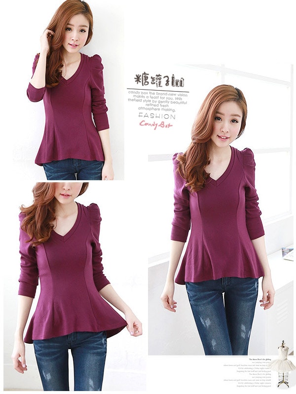 Blouse BL2509 Purple