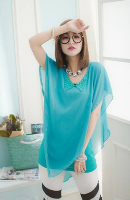 Blouse BL2511 Blue