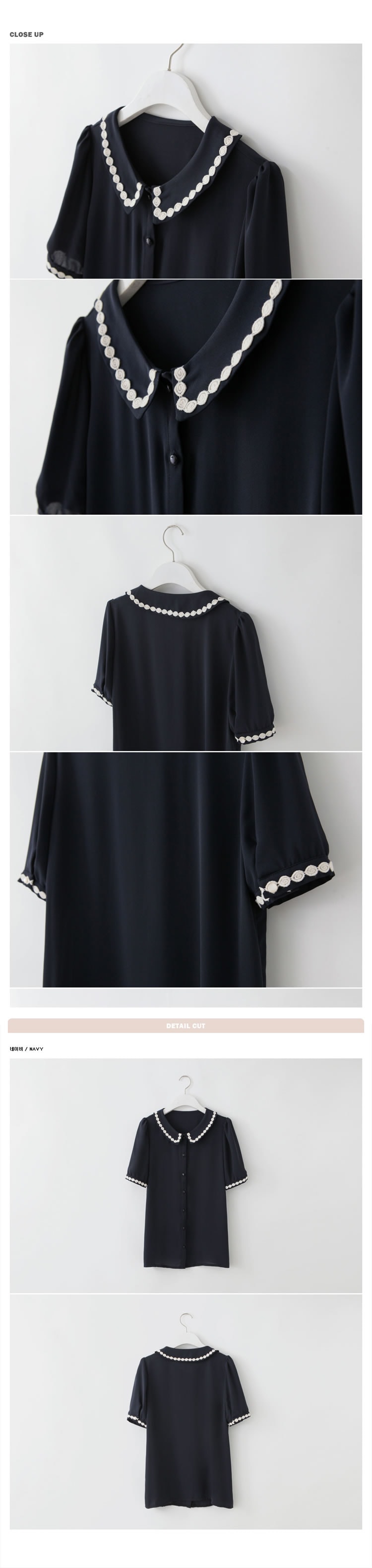 Blouse BL2528 Dark Blue