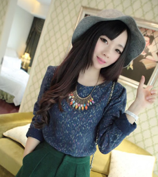 Blouse BL2531 Blue