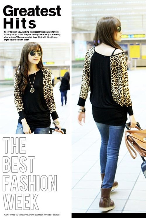 Blouse BL2535 Leopard