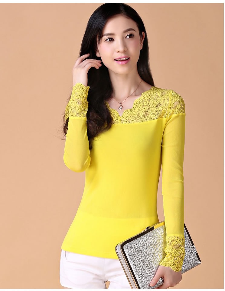 Blouse BL2536 Yellow