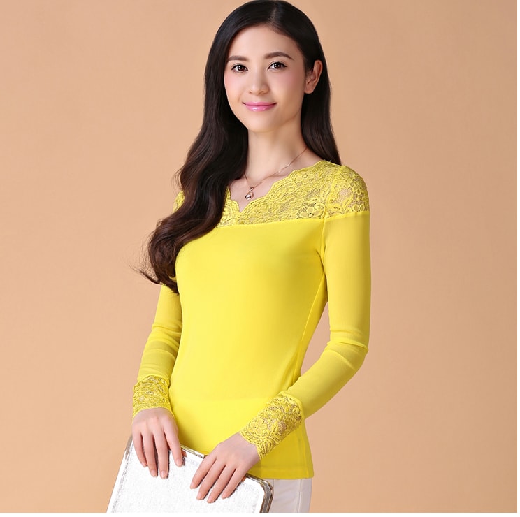 Blouse BL2536 Yellow