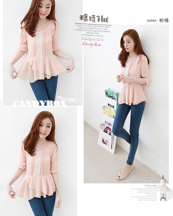 Blouse BL2538 Pink