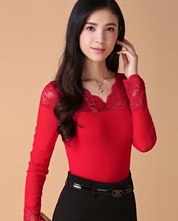 Blouse BL2546 Red