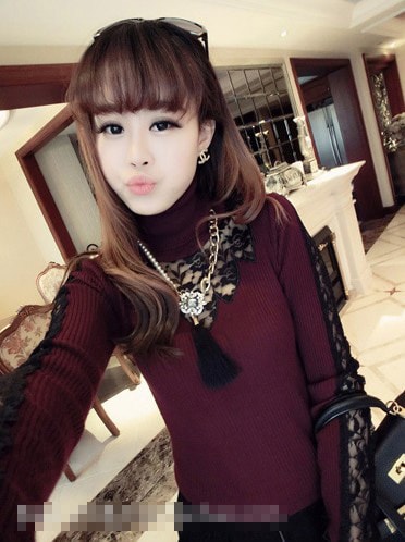 Blouse BL2549 Red Wine