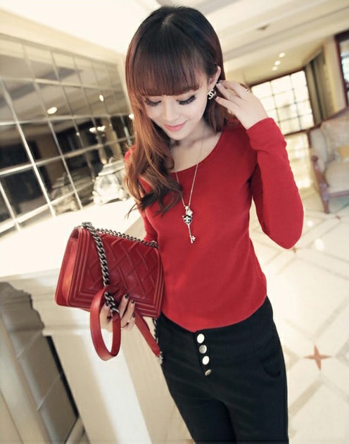 Blouse BL2551 Red