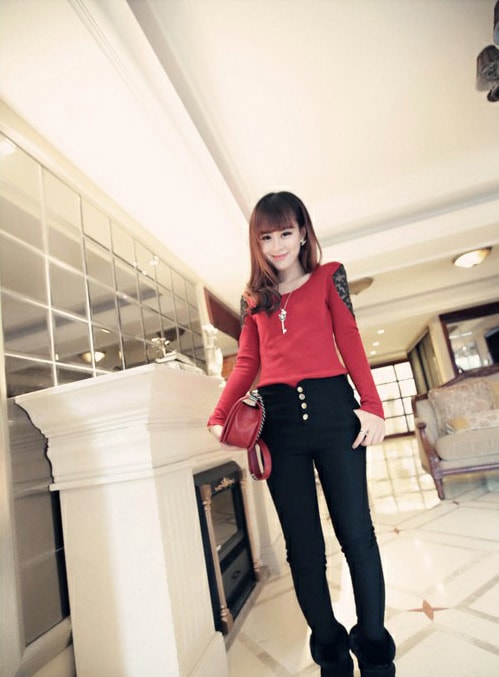 Blouse BL2551 Red