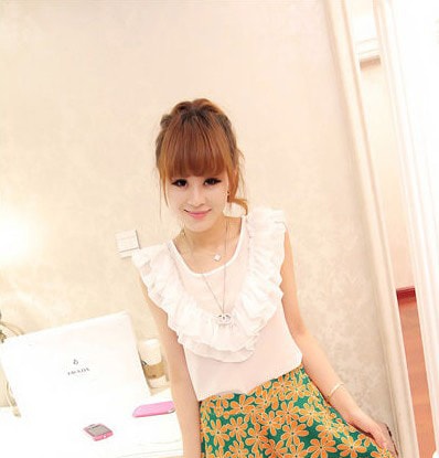 Chiffon Blouse BL2577 White