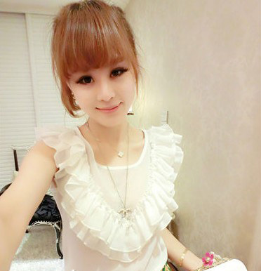 Chiffon Blouse BL2577 White