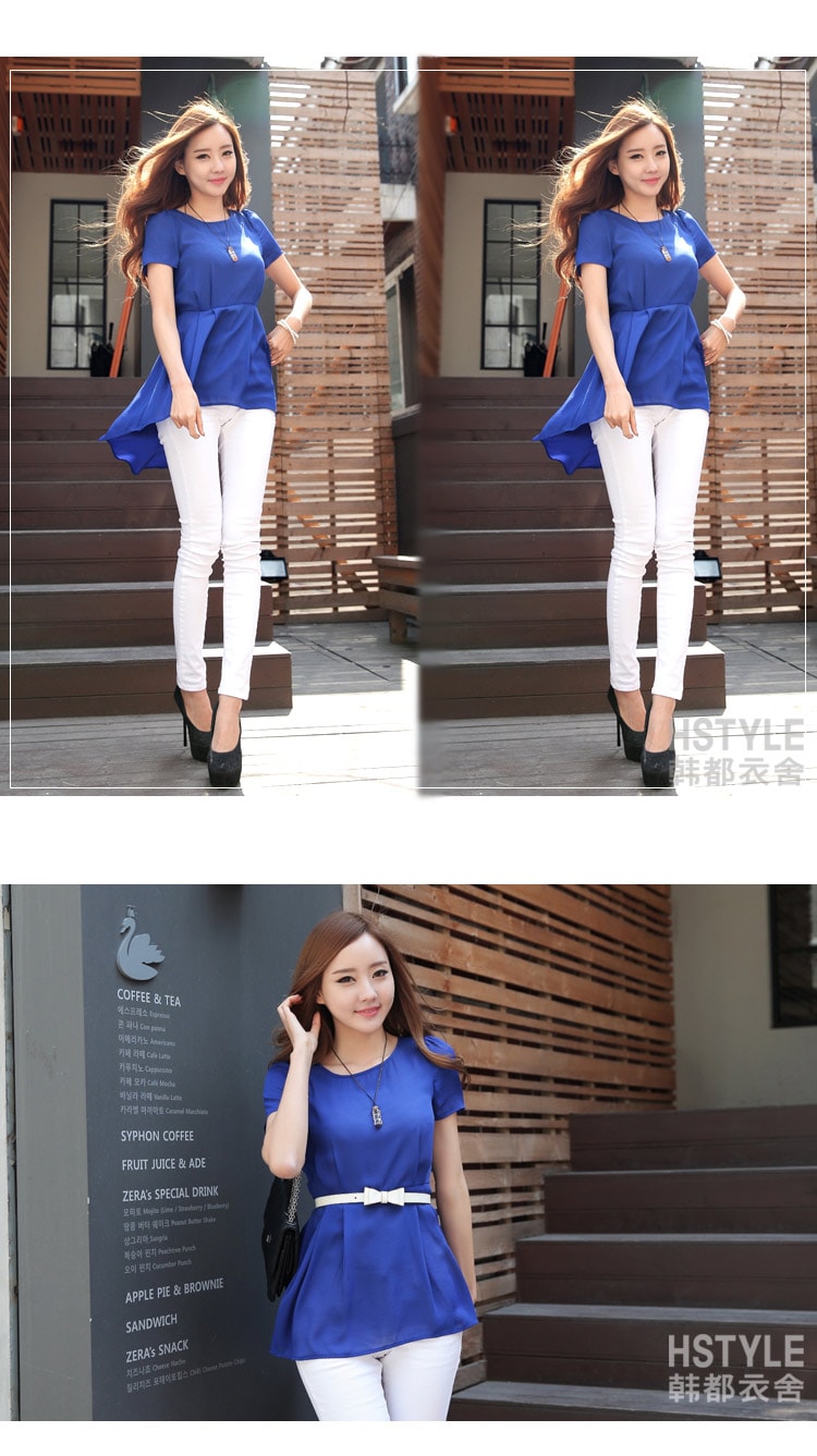 Blouse BL2587 Blue