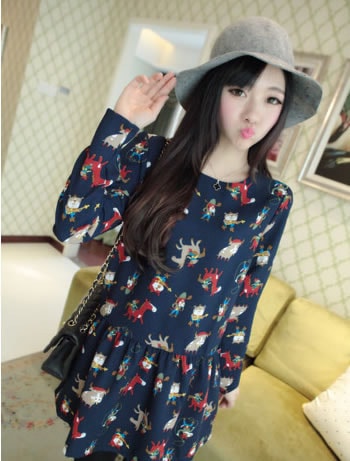 Blouse BL2591 Navy