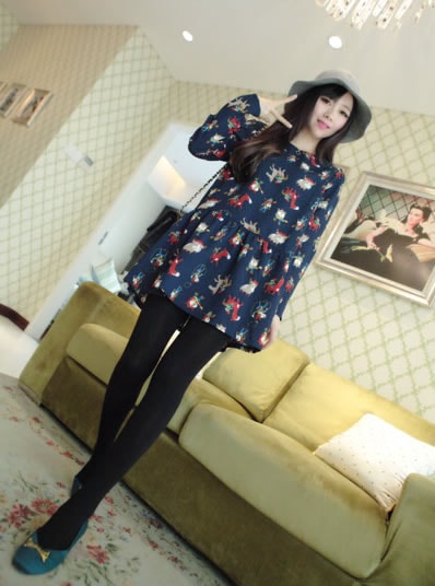 Blouse BL2591 Navy