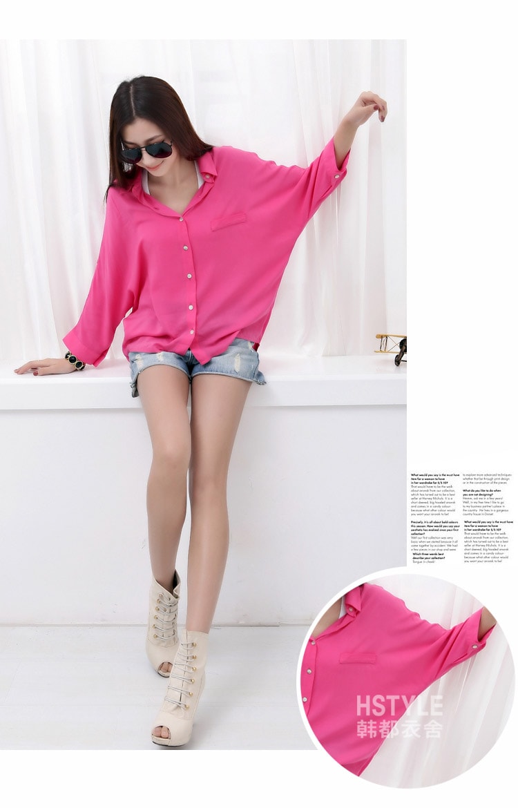 Kemeja BL2595 Rose Red