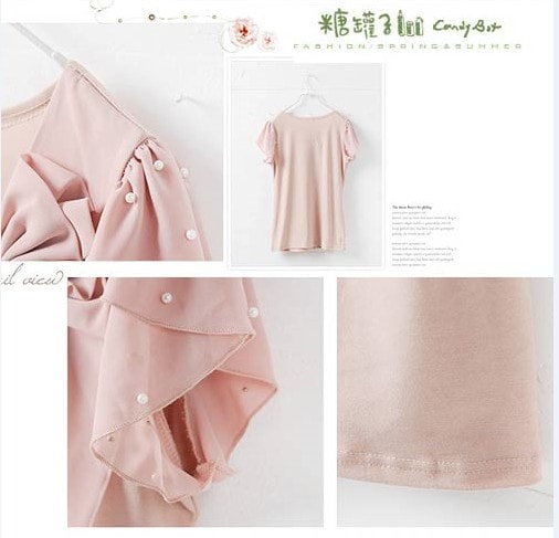 Blouse BL2601 Pink