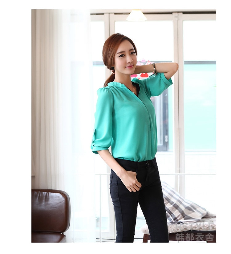 Blouse BL2602 Green