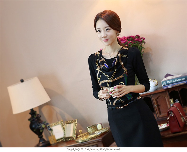 Blouse BL2603 Black