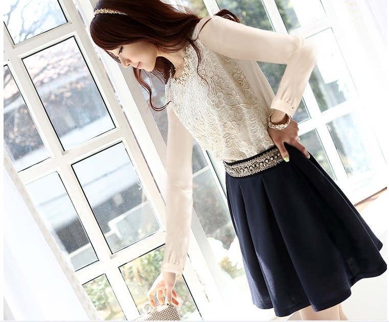 Chiffon Blouse BL2610 White