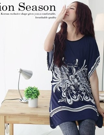 Blouse BL2624 Dark Blue