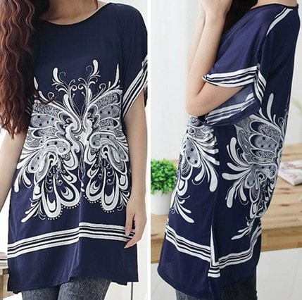 Blouse BL2624 Dark Blue