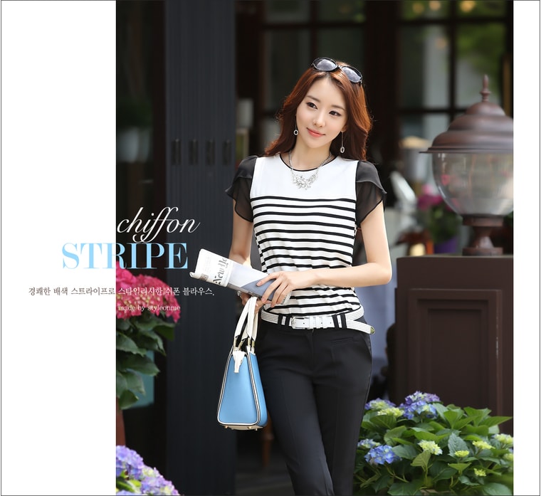 Sailor Blouse BL2657 Black