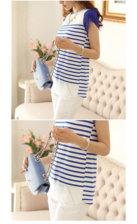 Sailor Blouse BL2662 Blue