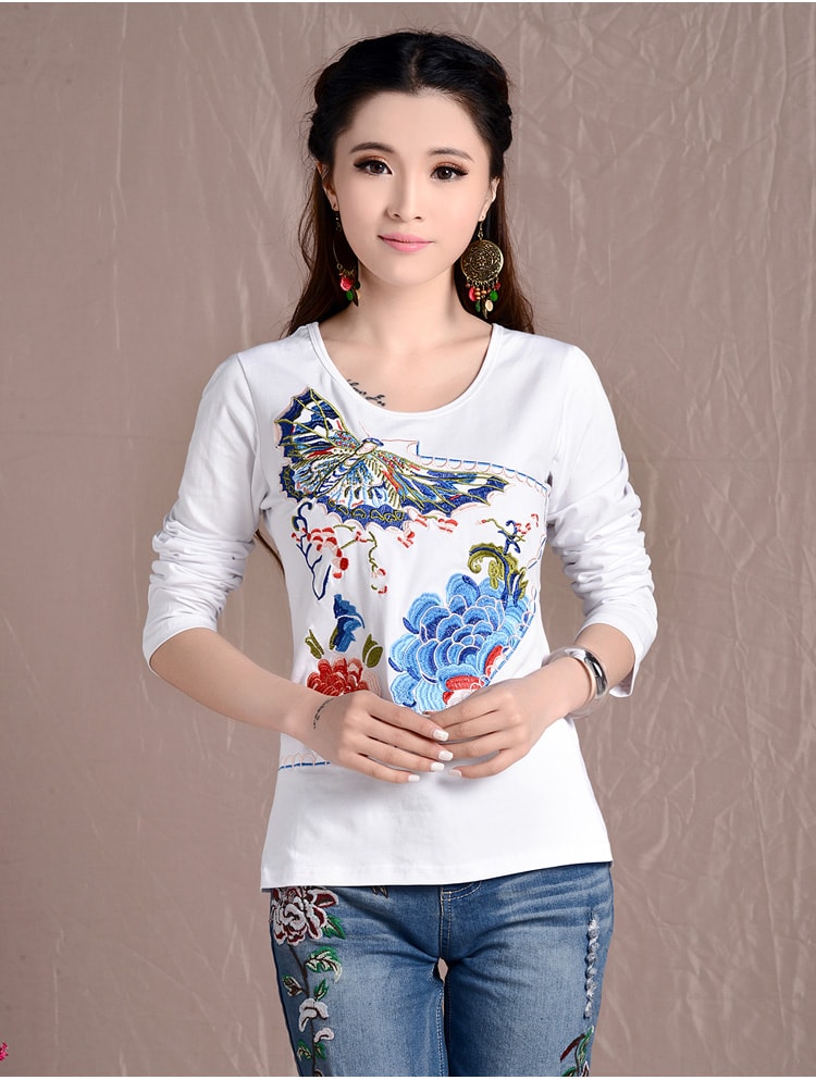 Ethnic Blouse BL2677 White